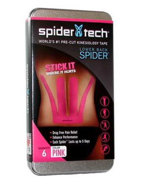 Spidertech Lower Back 6pk - Pink